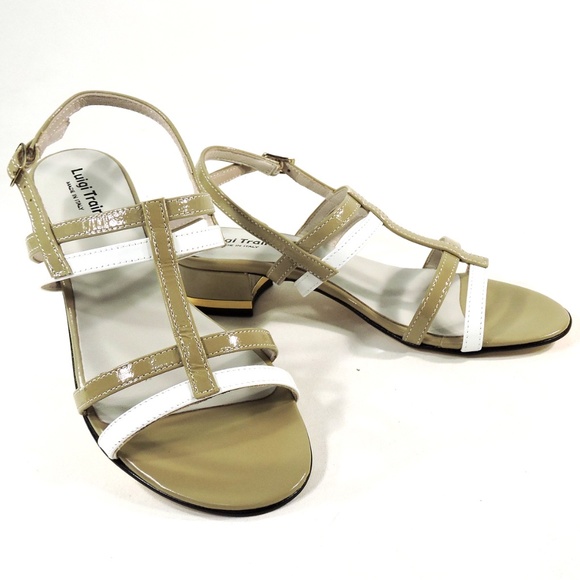 LUIGI TRAINI🇮🇹LEATHER COMFORT SANDALS - Picture 1 of 8